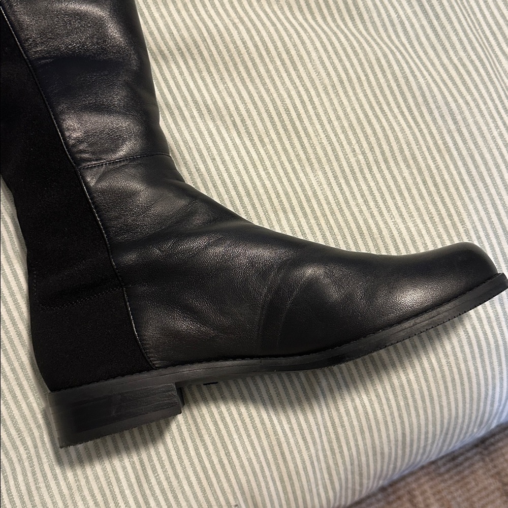 Stuart Weitzman Black Over-the-Knee Boots - Picture 5 of 7